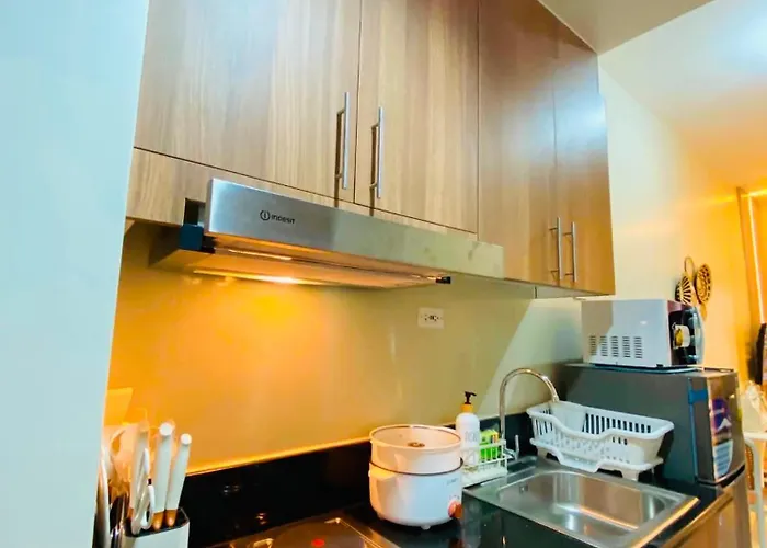 1bedroom Fully Furnished With Balcony At Shore 3 Tower4 Apartamento