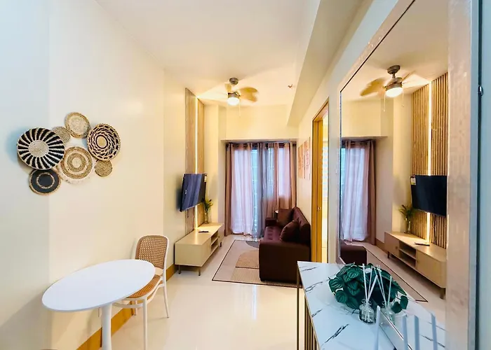 1bedroom Fully Furnished With Balcony At Shore 3 Tower4 Apartamento *